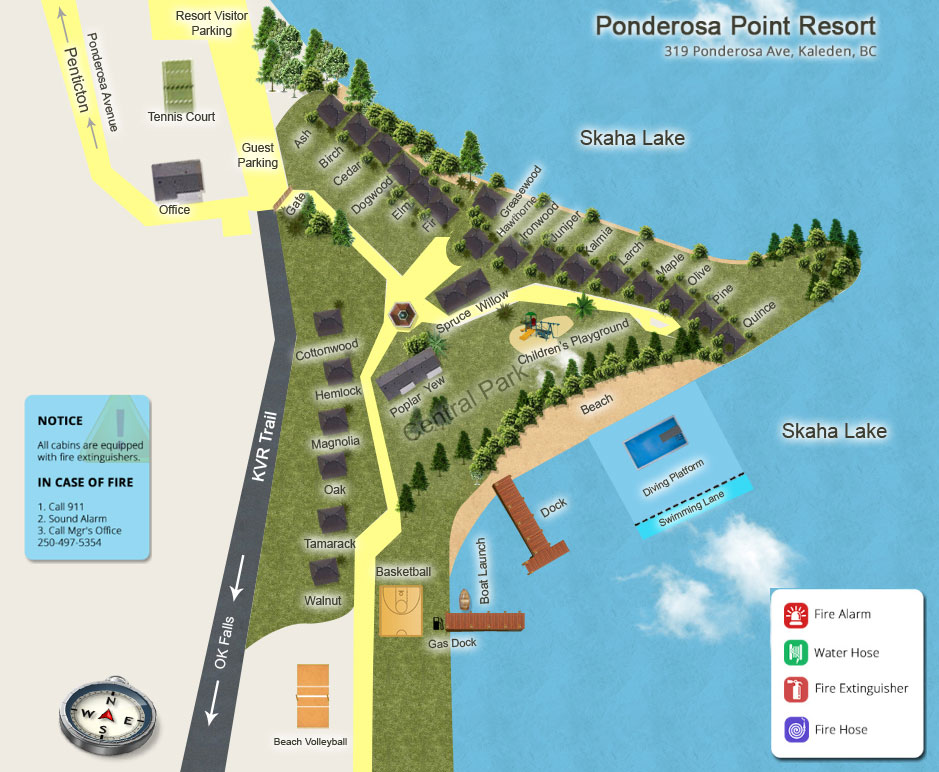 Rate Schedule For Okanagan Resort Ponderosa Point Resort