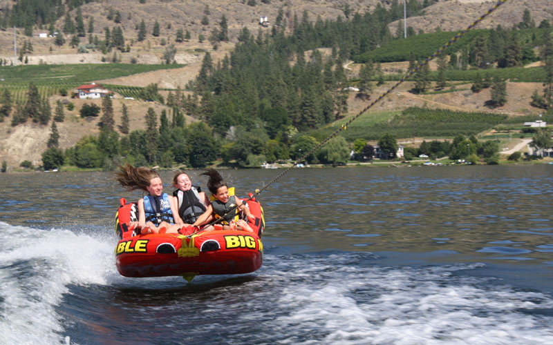 Tubing at Ponderosa Point Resort