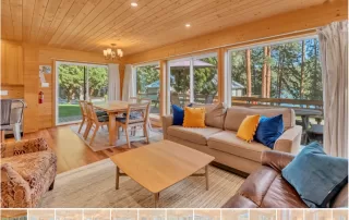 Magnolia Cabin - View from living room - Okanagan Accommodations on Skaha Lake