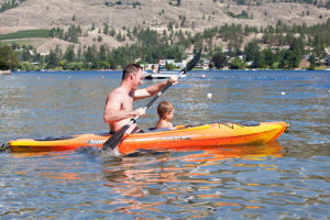 Kayaking at Ponderosa Point Resort