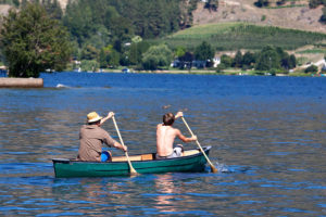 Canoeing at Ponderosa Point Resort