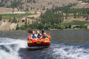 Tubing on Skaha Lake - Okanagan - Ponderosa Point Resort