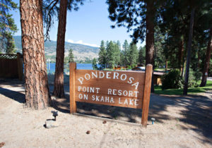 Ponderosa Point Resort Sign