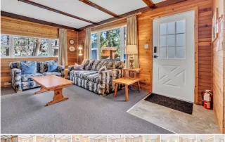 Willow Three Bedroom Cabin - View from living room - Okanagan Accommodations on Skaha Lake