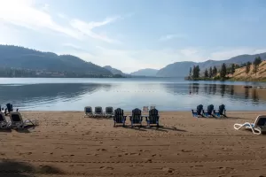 Ponderosa Point Resort - Private beach on Skaha Lake - Okanagan BC
