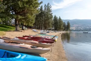 Ponderosa Point Resort - Private beach on Skaha Lake - Okanagan BC