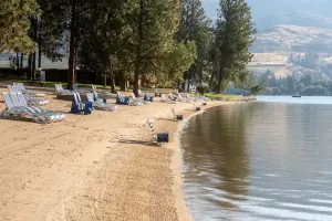 Ponderosa Point Resort - Private beach on Skaha Lake - Okanagan BC