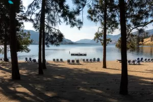 Ponderosa Point Resort - Private beach on Skaha Lake - Okanagan BC