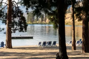 Ponderosa Point Resort - Private beach on Skaha Lake - Okanagan BC