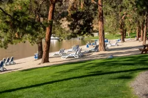 Ponderosa Point Resort - Private beach on Skaha Lake - Okanagan BC