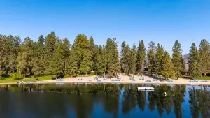 Aerial - Ponderosa Point Resort- OKanagan BC