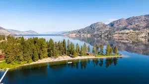Aerial - Ponderosa Point Resort- OKanagan BC