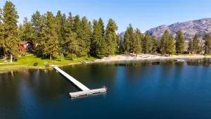 Aerial - Ponderosa Point Resort- OKanagan BC