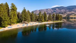 Aerial - Ponderosa Point Resort- OKanagan BC