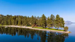 Aerial - Ponderosa Point Resort- OKanagan BC