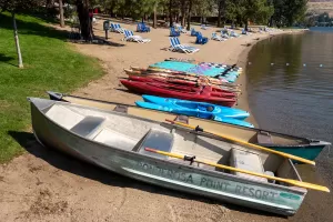Ponderosa Point Resort - Private beach on Skaha Lake - Okanagan BC