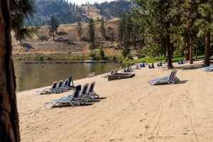 Ponderosa Point Resort - Private beach on Skaha Lake - Okanagan BC